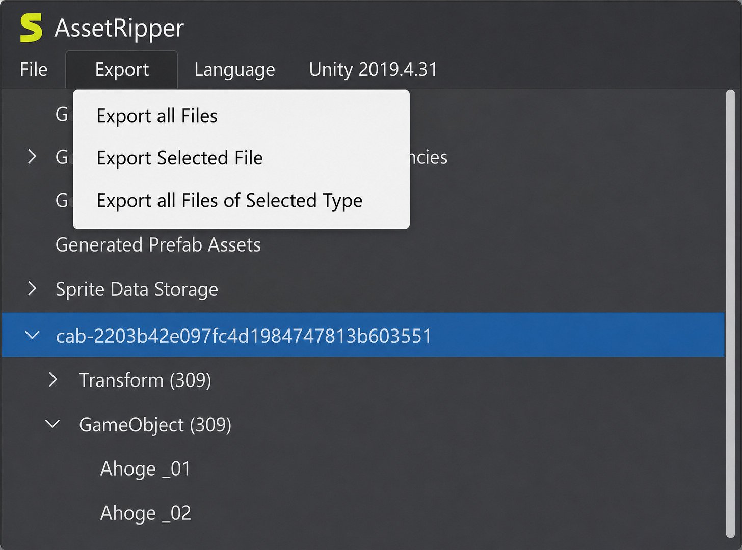 AssetRipper free download interface overview