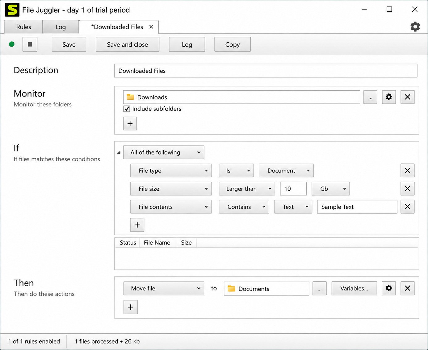 File Juggler download page screenshot