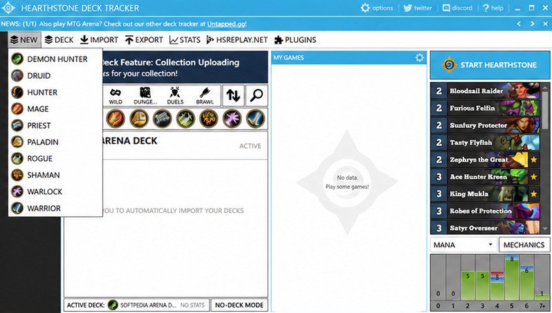 Hearthstone Deck Tracker download page on PC