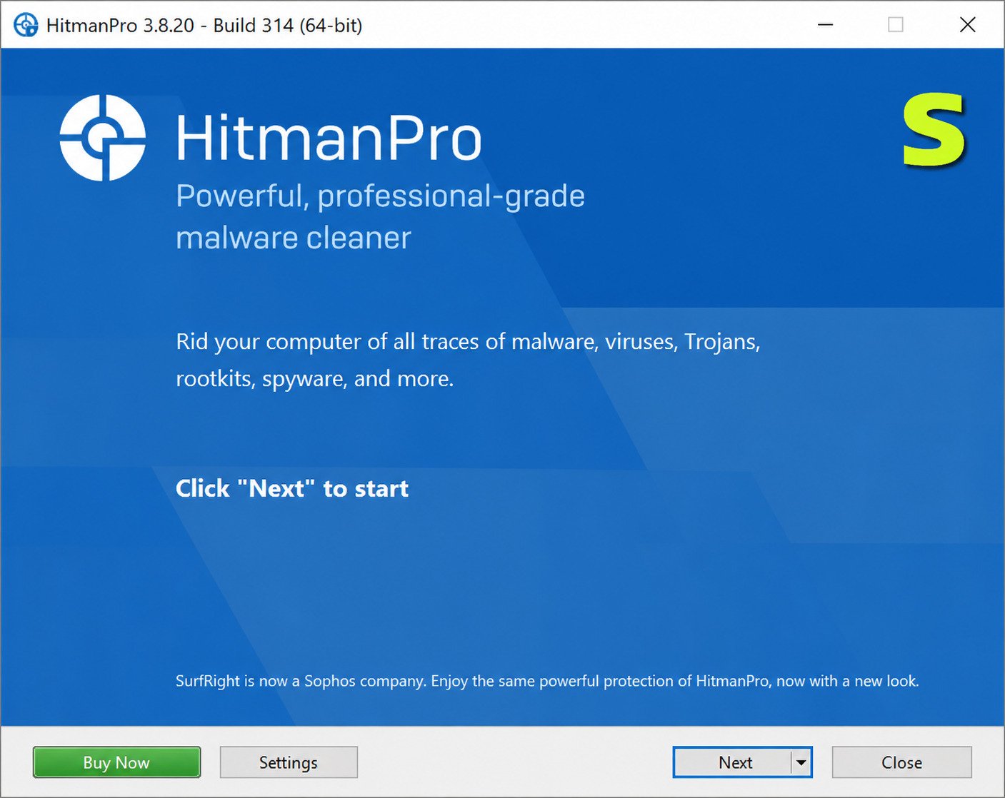 Downloading HitmanPro on a Windows PC