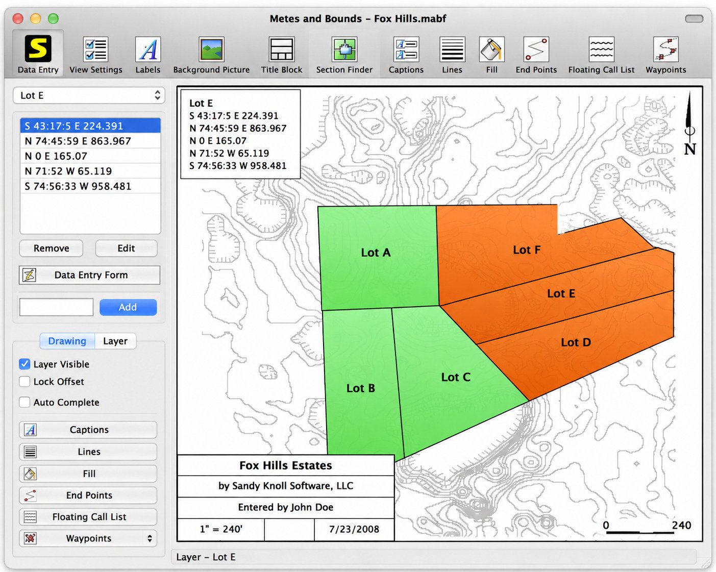 Metes and Bounds software download overview