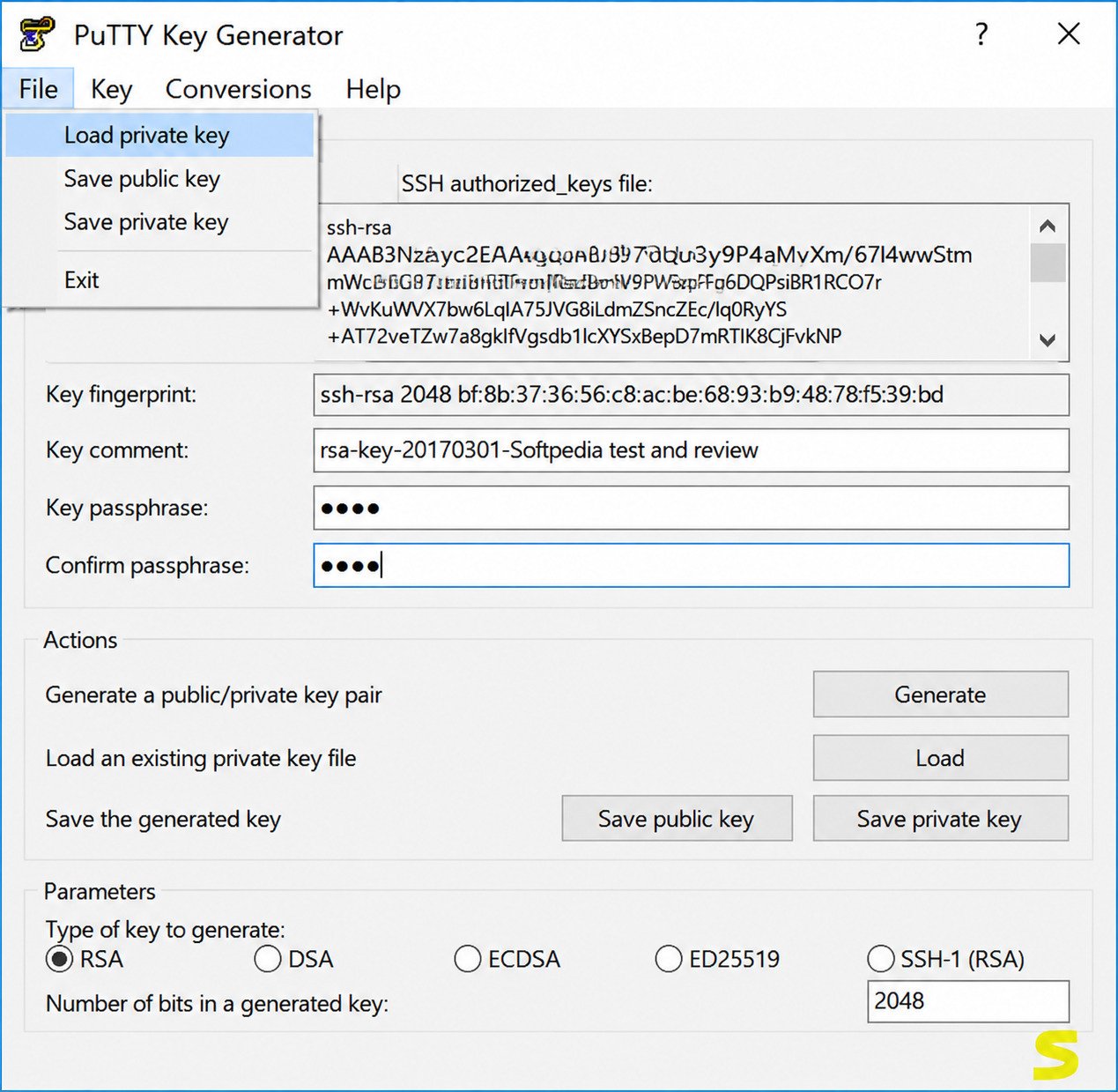 PuTTY Key Generator download and install process on Windows