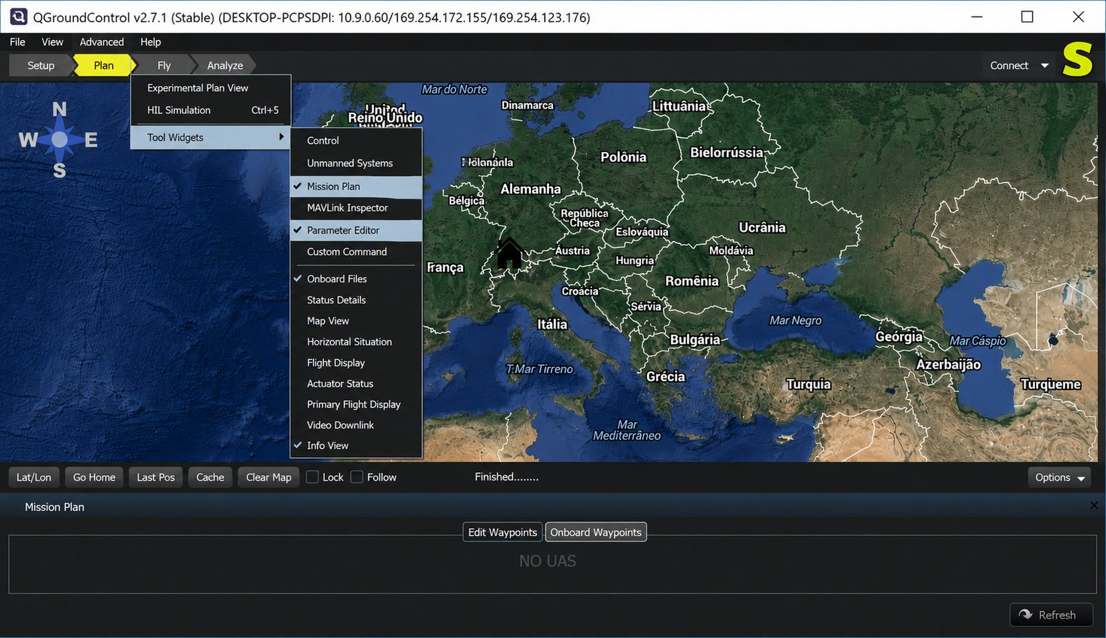 QGroundControl free download interface