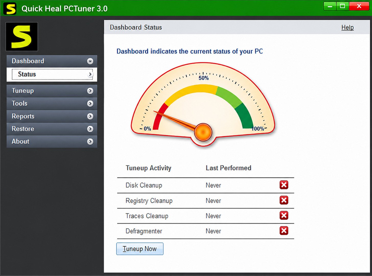 Quick Heal Total Security download screen