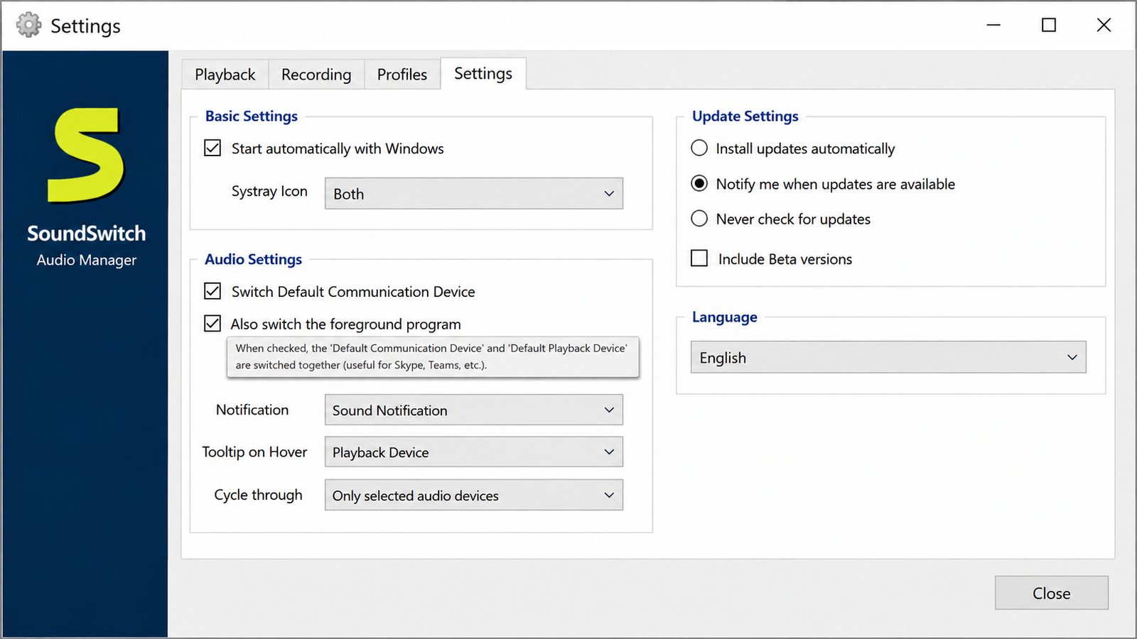Installing SoundSwitch on a Windows PC