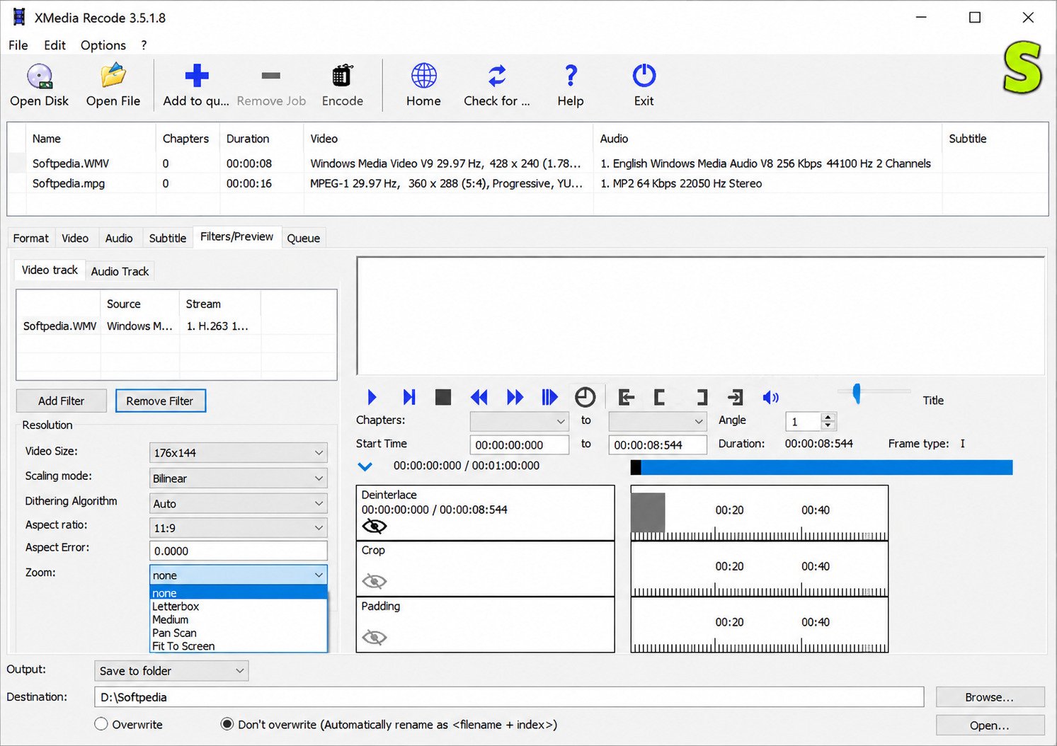 XMedia Recode download screen