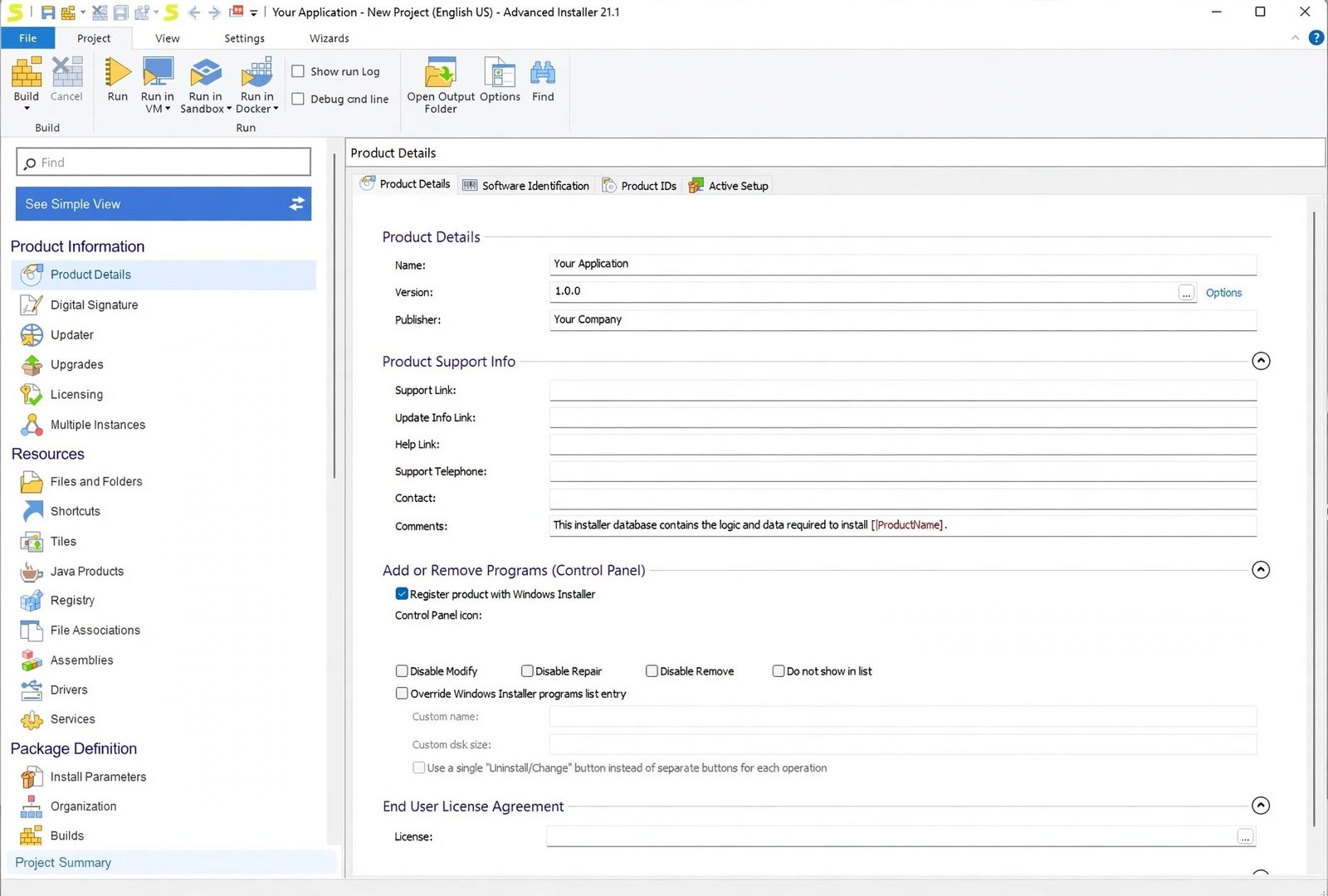 Advanced Installer free download edition