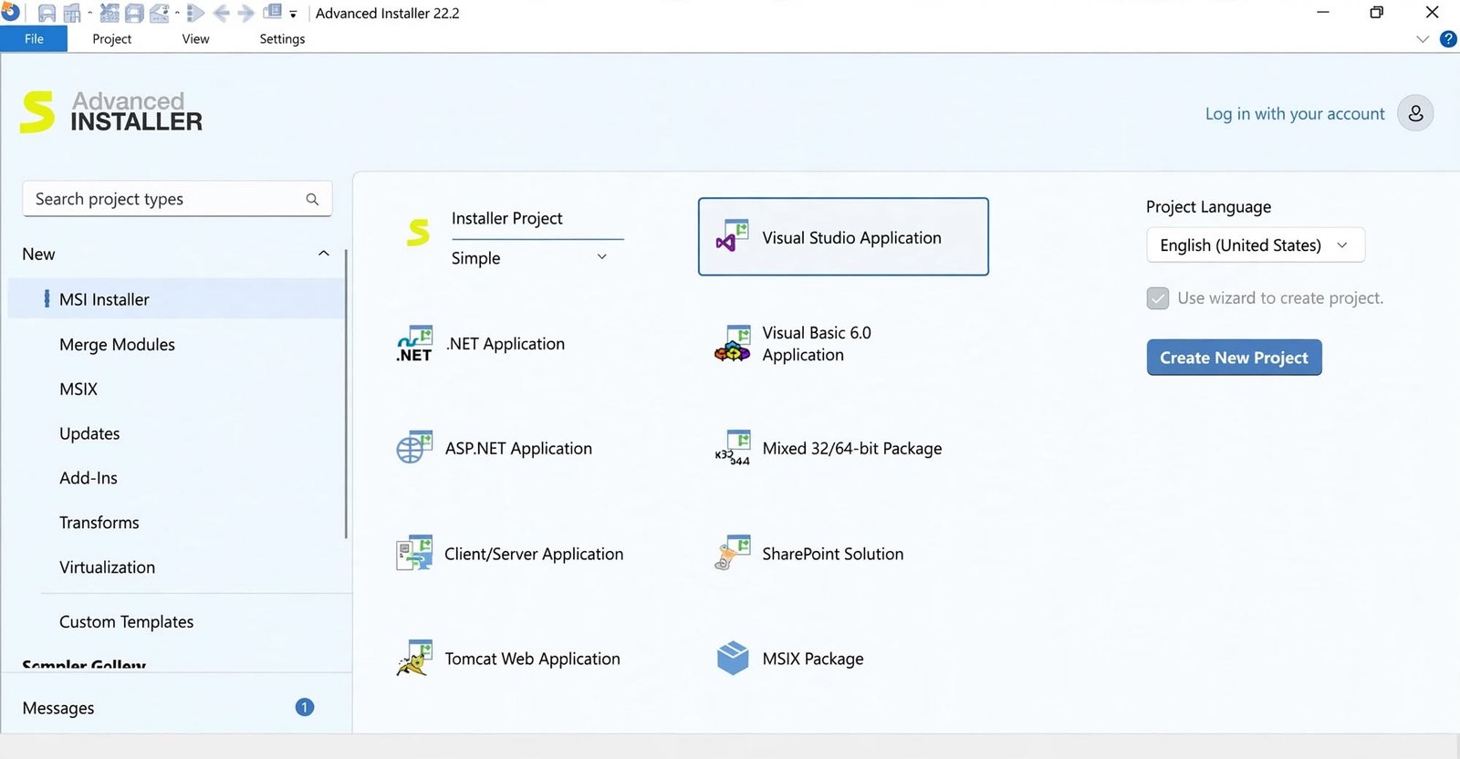 Installing Advanced Installer on a PC
