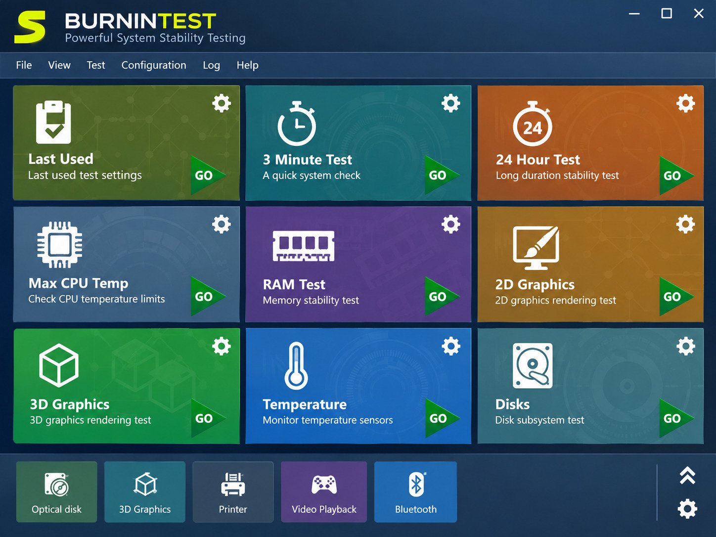 Installing BurnInTest on a Windows PC