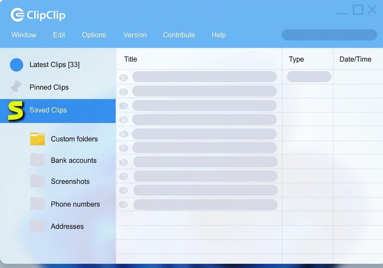 ClipClip clipboard manager overview