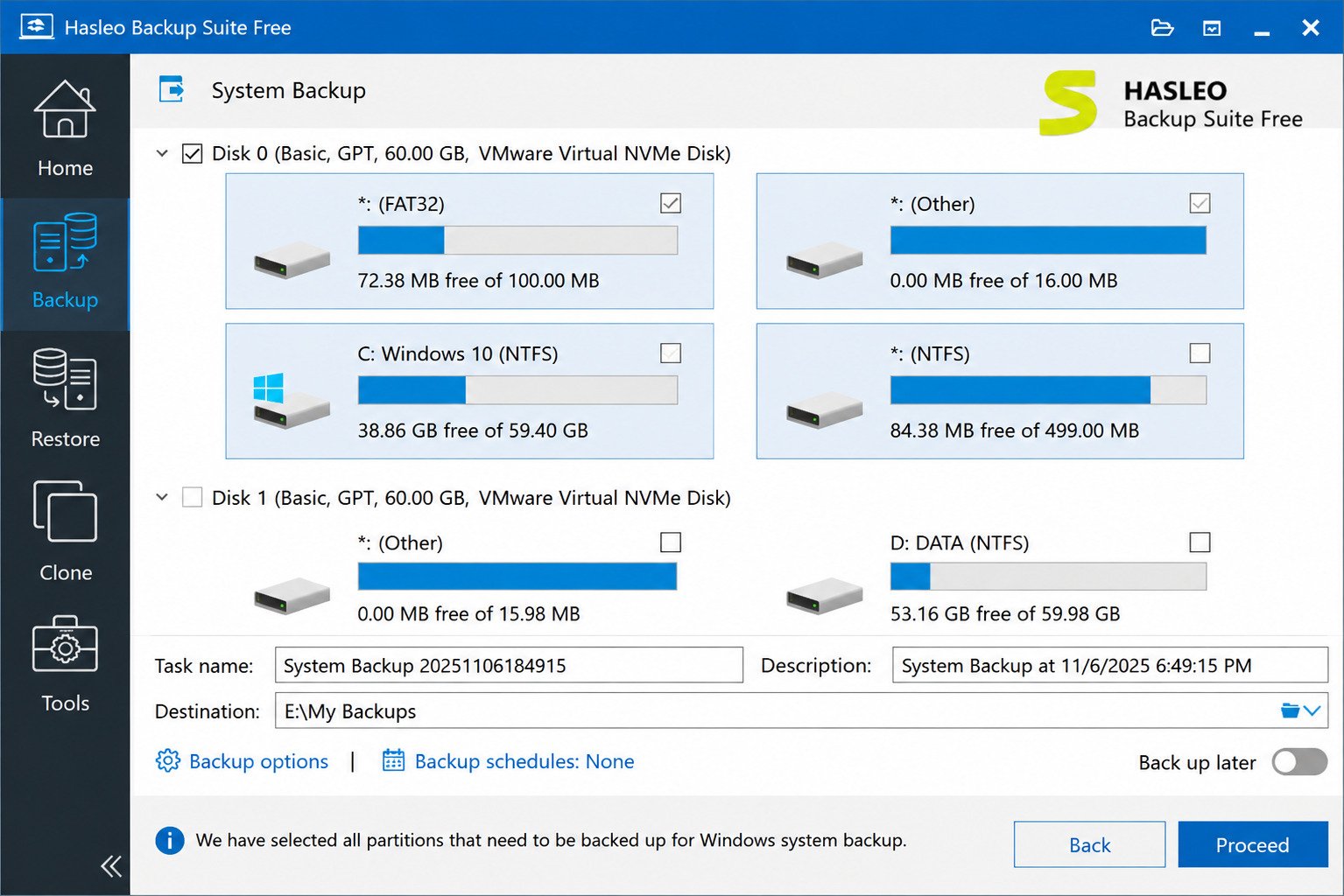Hasleo Backup Suite download for PC