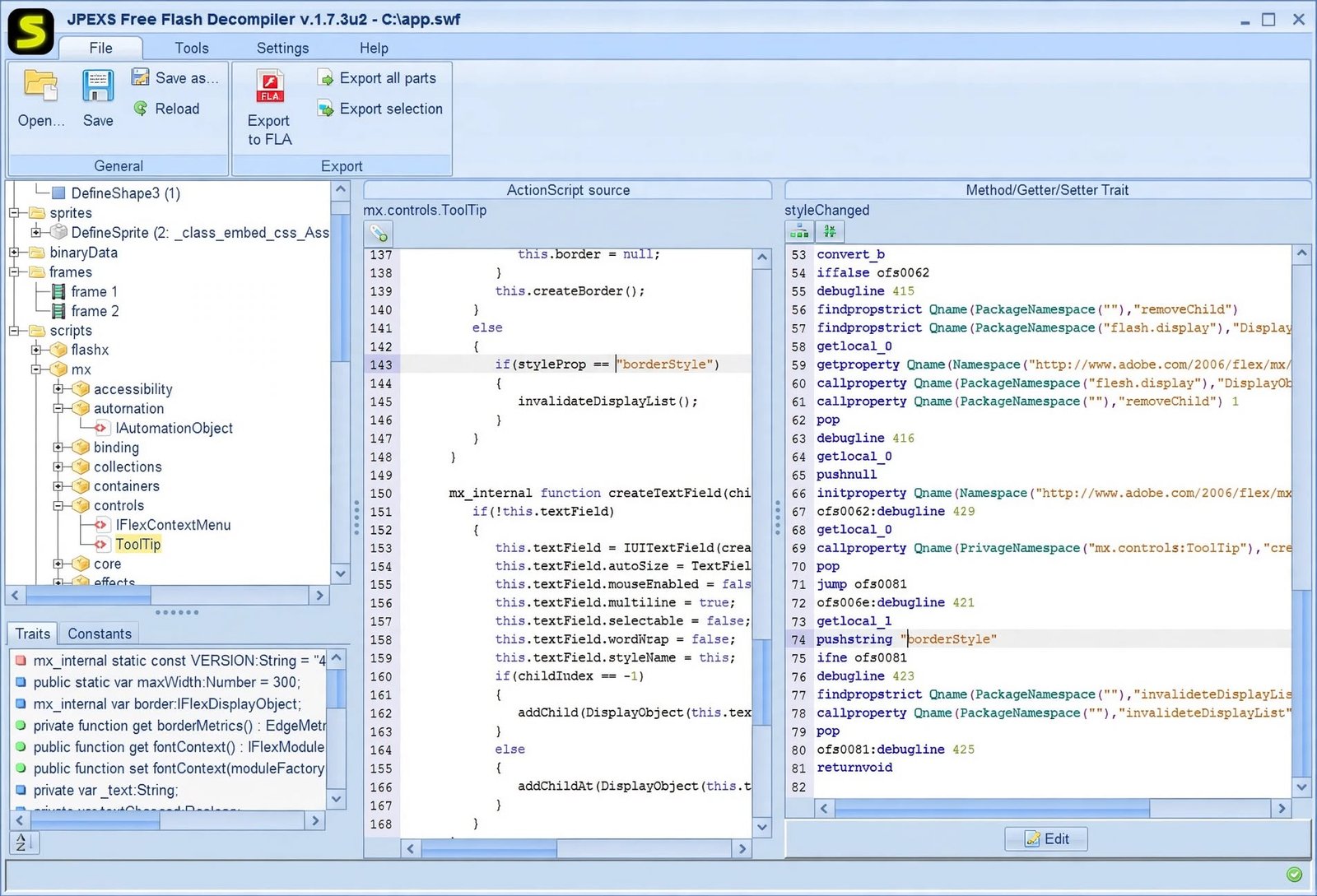 JPEXS Free Flash Decompiler free download page