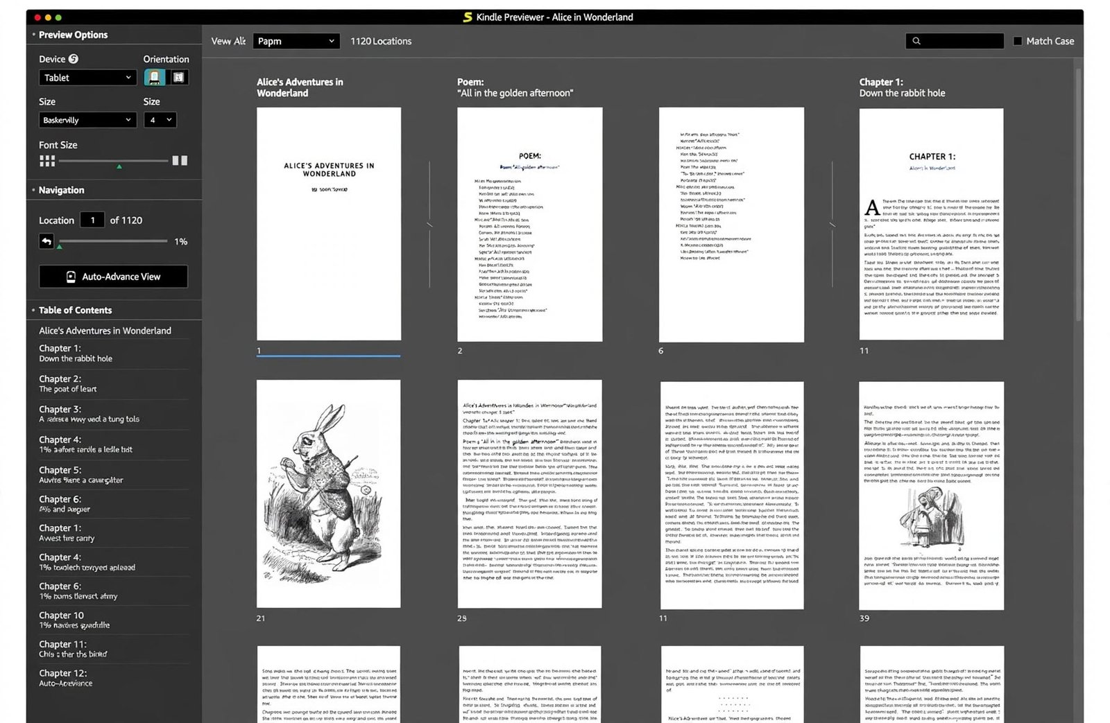 Kindle Previewer download screen