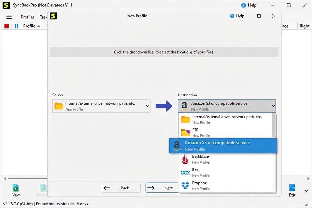 SyncBackFree download page