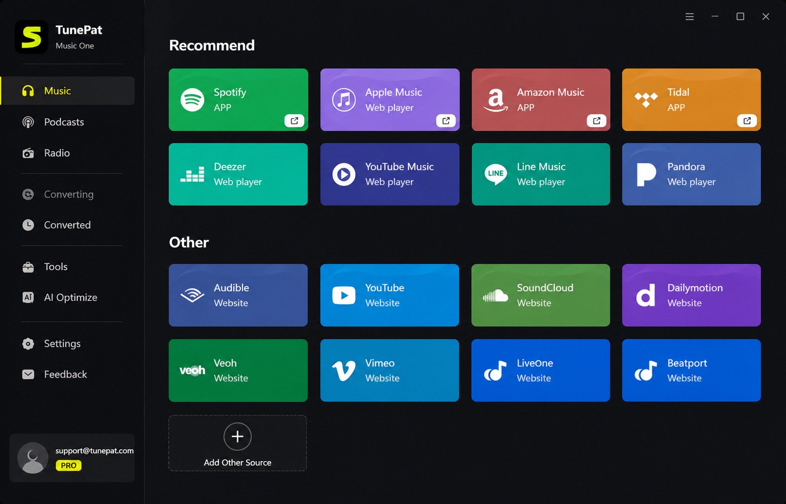 TunePat free download page overview