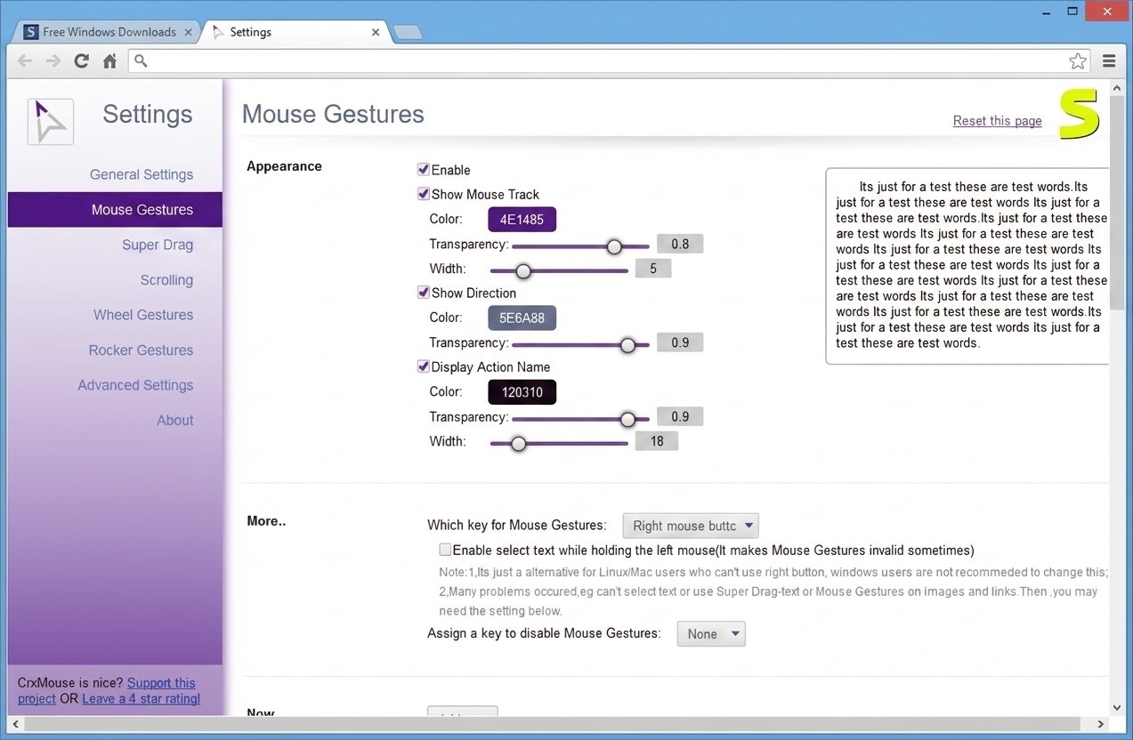 crxMouse free download for Chrome